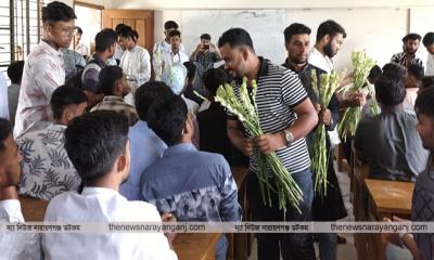 মুড়াপাড়া কলেজের নবীন শিক্ষার্থীদের অনুপ্রেরণা দিলেন দিপু ভূইয়া