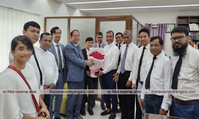 তিনদিনের পরিদর্শন সফরে নারায়ণগঞ্জে বিচারপতি খিজির আহম্মেদ
