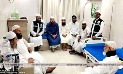 মাওলানা মাঈনউদ্দিন হাসপাতালে,খোঁজ নিলেন ইসলামী আন্দোলন নেতারা