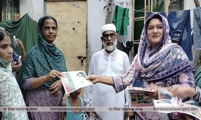 ডেঙ্গু প্রতিরোধে সোচ্চার বিভা হাসান
