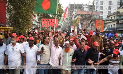 জোসেফের নেতৃত্বে জাকজমকপূর্ণ বর্ণাঢ্য র‌্যালী
