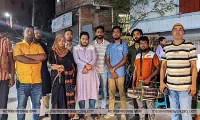 আল আমিনের নির্দেশে এনায়েতনগরে মশক নিধন