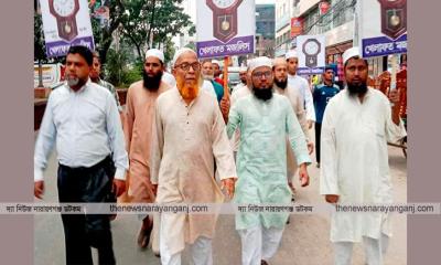 নাসিক ১৩ নং ওয়ার্ডে এমপি প্রার্থী সিরাজুল মামুনের পক্ষে গণসংযোগ