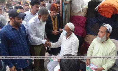 মাসুদুজ্জামানের পক্ষে ১৪ নং ওয়ার্ডে গণসংযোগ