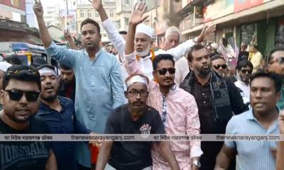 সিদ্ধিরগঞ্জ ২নং ওয়ার্ডে মান্নানের গণপ্রচারণা