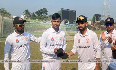 অভিষেক ম্যাচে হাফ সেঞ্চুরি করলেন নারায়ণগঞ্জের ফয়সাল