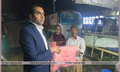 আড়াইহাজারে শীতার্তদের খোঁজে ইউএনও