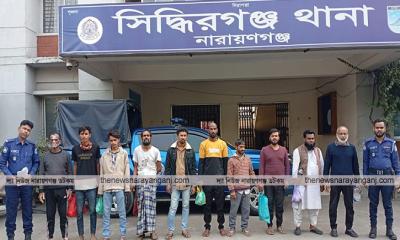 পুলিশের বিশেষ অভিযানে মাদক ব্যবসায়ী ও ডাকাতসহ গ্রেফতার ১০