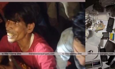 মাদক ব্যবসায়ীকে ধরে পুলিশে দিলো এনসিপি নেতা