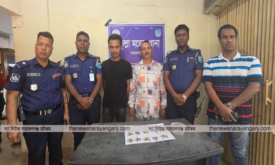 ইসদাইরের দুর্ধর্ষ অপরাধী রাজ্জাক ও ছেলে গুলি সহ গ্রেপ্তার