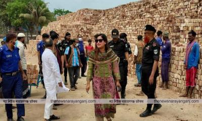 বক্তাবলিতে অবৈধ ইটভাটায় অভিযানে ১ লাখ ২০ হাজার টাকা জরিমানা