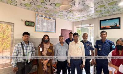 খানপুরে লাইসেন্সবিহীন ডায়াগনস্টিক সেন্টারকে লক্ষ টাকা জরিমানা