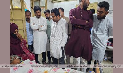 গুলিবিদ্ধ ইমরানকে দেখতে হাসপাতালে এমপি আল আমিন