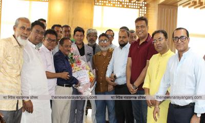 দিপু ভূইয়াকে নারায়ণগঞ্জ ক্লাবের অভিনন্দন