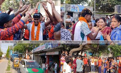 সাফ জয়ী সানি দাসকে নিয়ে হরিজন সম্প্রদায়ের উল্লাস