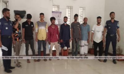 বন্দরে বিভিন্ন অপরাধে গ্রেপ্তার ৫