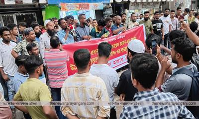 হকার উচ্ছেদে মাঠে ম্যাজিস্ট্রেট, পুনর্বাসনের দাবীতে পাল্টা মিছিল