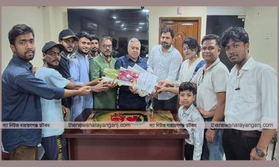 সানির সাথে ১৮নং ওয়ার্ড জাসাসের সৌজন্য সাক্ষাৎ