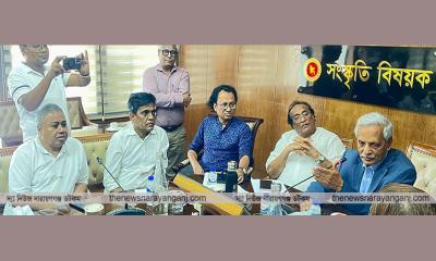 জাসাসের সঙ্গে সাংস্কৃতিক মন্ত্রণালয়ের মতবিনিময় সভায় সানি