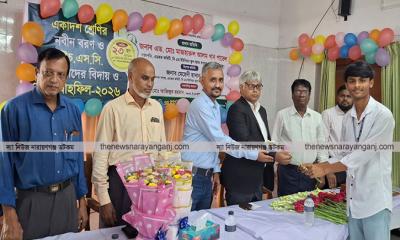 বিএম ইউনিয়ন স্কুলে নবীন বরণ ও বিদায়ী সংবর্ধনা
