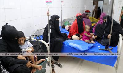 নারায়ণগঞ্জ ভিক্টোরিয়া হাসপাতালে গরমে ডায়রিয়া শিশু রোগী বাড়ছে