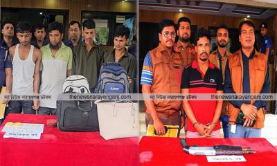 ৫ ডাকাত গ্রেফতার স্বর্ণালংকার ও শটগান উদ্ধার