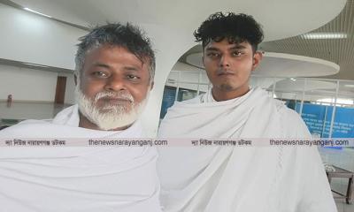 ছেলেকে নিয়ে ওমরাহ করতে সৌদি আরবে খোরশেদ