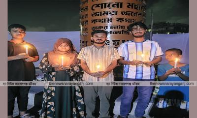 জুলাই দিবসে সমাজতান্ত্রিক ছাত্র ফ্রন্টের মোমবাতি প্রজ্বলন