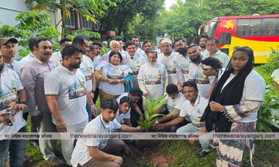 স্বপ্নের নারায়ণগঞ্জ বৃক্ষরোপনে এমপি আবুল কালাম
