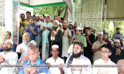 প্রবাসীদের সহায়তায় সোনাকান্দা কবরস্থানের মাটি ভরাট সম্পন্ন
