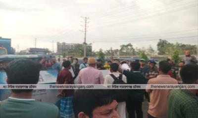 লিংক রোডে গাড়ি চাপায় একজন নিহত