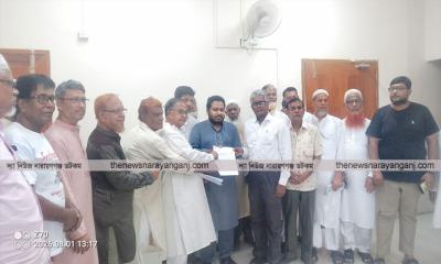 জোরপূর্বক প্রিপেইড মিটার স্থাপন এমপি আলামিনকে স্মারকলিপি