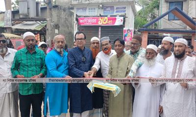 পানিতে ডুবে থাকা লালপুরে স্বস্তি