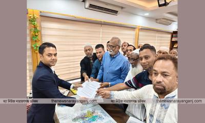 গাজীর দখল থেকে মাদ্রাসার জমি দখলমুক্ত করতে তৈমূরের স্বারকলিপি