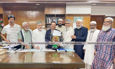 বিসিকের চেয়ারম্যান টিটুকে হোসিয়ারী অ্যাসোসিয়েশনের শুভেচ্ছা