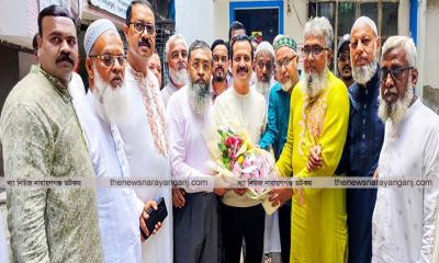 বিসিক হোসিয়ারি শিল্প নগরী পরিদর্শন বৃক্ষরোপণ বিসিক চেয়ারম্যানের