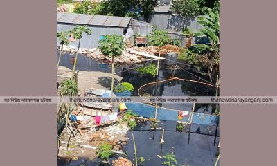 বন্দরে খাল দখল-দূষণে পানিবন্দী শতাধিক পরিবার, বাড়ছে দুর্ভোগ