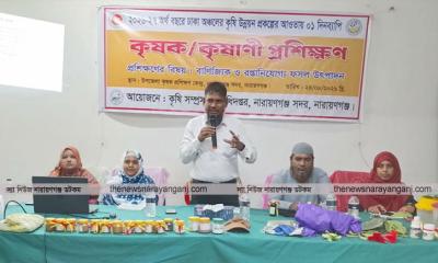 সদরে দিনব্যাপী কৃষক প্রশিক্ষণ