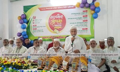 আদর্শ মহিলা আলিম মাদরাসায় সংবর্ধনা