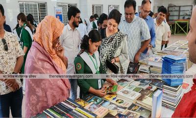 মর্গ্যান গার্লস স্কুলে বই মেলা শুরু