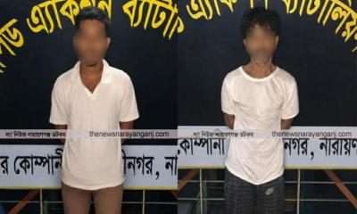 সিদ্ধিরগঞ্জে সজীব হত্যার প্রধান দুই আসামি গ্রেপ্তার