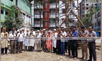 বেগম রোকেয়া খন্দকার পৌর উচ্চ বিদ্যালয়ের ভবনের নির্মাণ কাজ শুরু