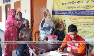 সদরে কলেরা টিকার ২য় ডোজ কর্মসূচি শুরু