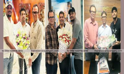 দুই এমপি ও প্রশাসকের সঙ্গে রিয়াদ চৌধুরীর সাক্ষাৎ