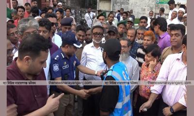 যানজটমুক্ত রাখতে ব্যবসায়ী সংগঠনের ভলেন্টিয়ার নিয়োগ