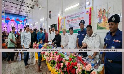 শারদীয় দুর্গোৎসব পারস্পরিক সম্প্রীতির অনন্য প্রকাশ : পুলিশ সুপার