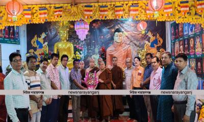 প্রবারণা পূর্ণিমা বৌদ্ধ বিহার পরিদর্শনে ঐক্য পরিষদের