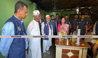 সিদ্ধিরগঞ্জে বিএসটিআইয়ের অভিযানে ৪ প্রতিষ্ঠান সিলগালা