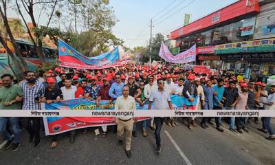 সজল-সাহেদের নেতৃত্বে যুবদলের র‌্যালি