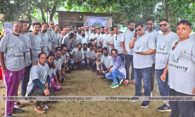 নারায়ণগঞ্জ ৯৯ স্পোর্টস ক্লাবের তৃতীয় বর্ষপূর্তি উদযাপিত